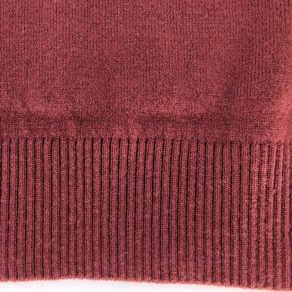 Susana Monaco Womens Crop Sweater Jumper Top in Terracotta - Size XS - NEW - Picture 6 of 14